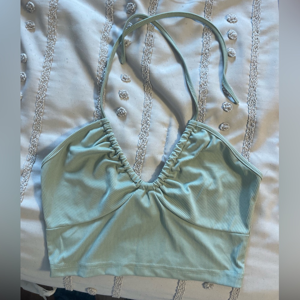 light green halter
